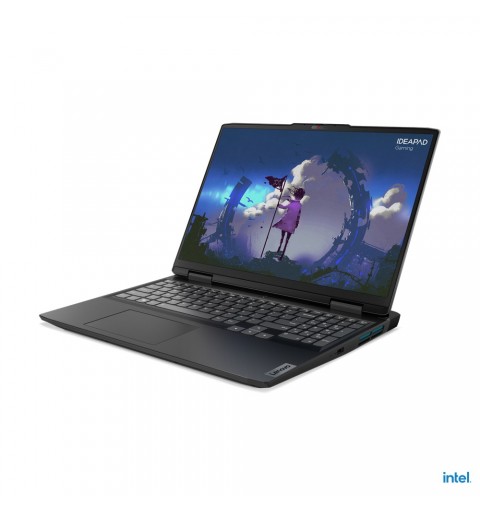 Lenovo IdeaPad Gaming 3 16IAH7 Ordinateur portable 40,6 cm (16") WUXGA Intel® Core™ i5 i5-12450H 8 Go DDR4-SDRAM 512 Go SSD
