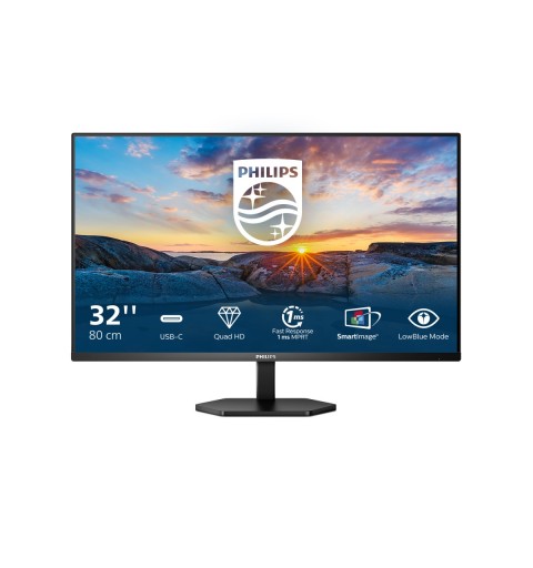 Philips 3000 series 32E1N3600LA 00 Computerbildschirm 80 cm (31.5") 2560 x 1440 Pixel Quad HD LCD Schwarz