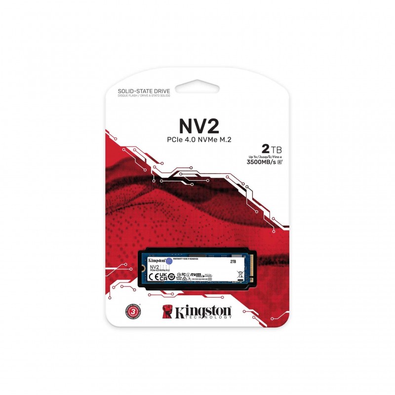 Kingston Technology NV2 M.2 2 TB PCI Express 4.0 NVMe