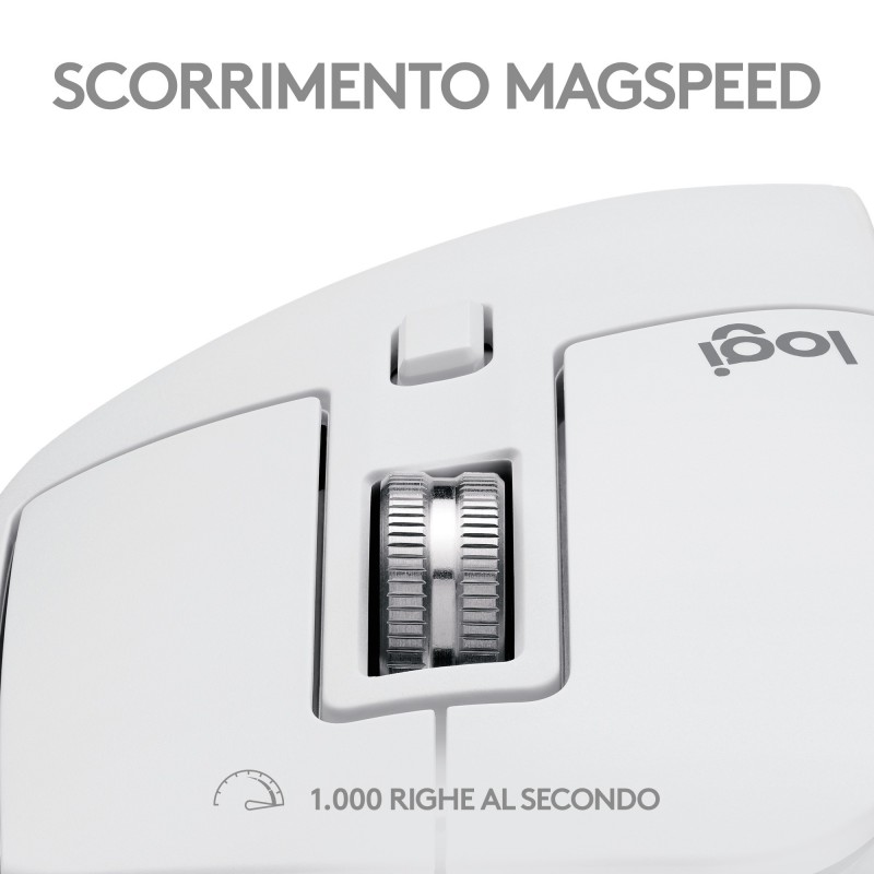 Logitech MX Master 3S for Mac Maus rechts Bluetooth Laser 8000 DPI