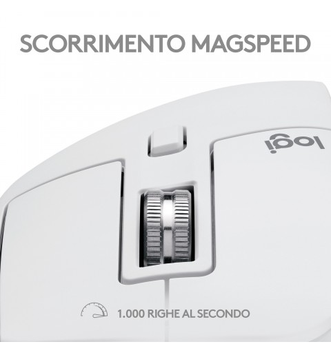 Logitech MX Master 3S for Mac Maus rechts Bluetooth Laser 8000 DPI