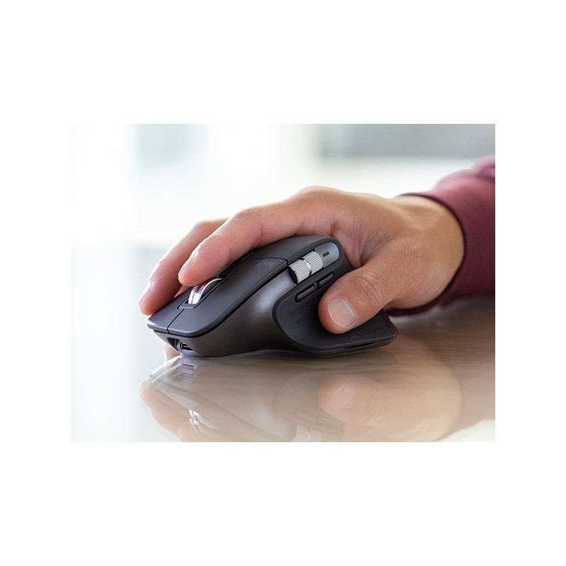 Logitech MX Master 3s for Business Maus rechts RF Wireless + Bluetooth Laser 8000 DPI