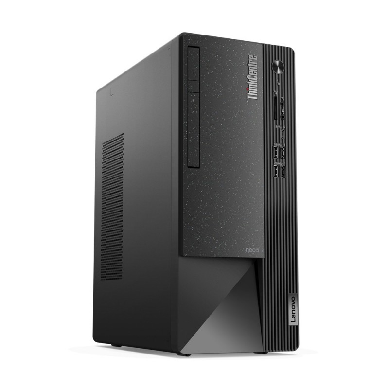 Lenovo ThinkCentre neo 50t Tower Intel® Core™ i3 i3-12100 8 GB DDR4-SDRAM 512 GB SSD Windows 11 Pro PC Black