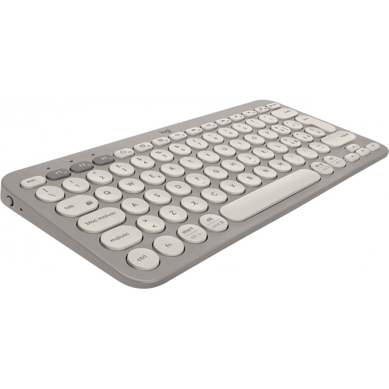 Logitech K380 clavier Bluetooth QWERTY Italien Sable