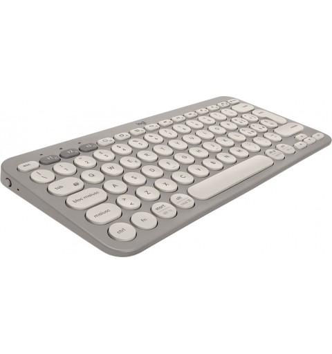 Logitech K380 clavier Bluetooth QWERTY Italien Sable