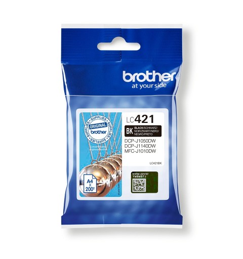 Brother LC-421BK cartuccia d'inchiostro 1 pz Originale Nero