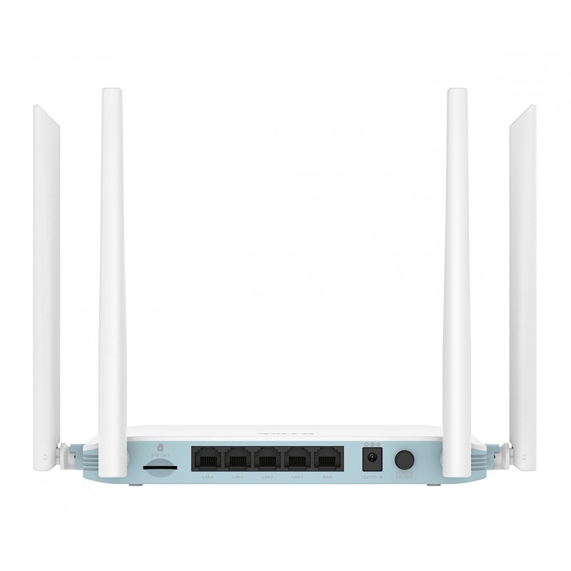 D-Link EAGLE PRO AI WLAN-Router Schnelles Ethernet Einzelband (2,4GHz) 4G Weiß