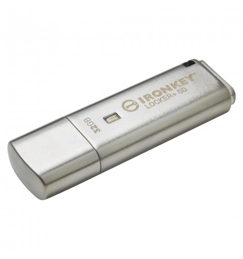 Kingston Technology IronKey Locker+ 50 USB-Stick 32 GB USB Typ-A 3.2 Gen 1 (3.1 Gen 1) Silber