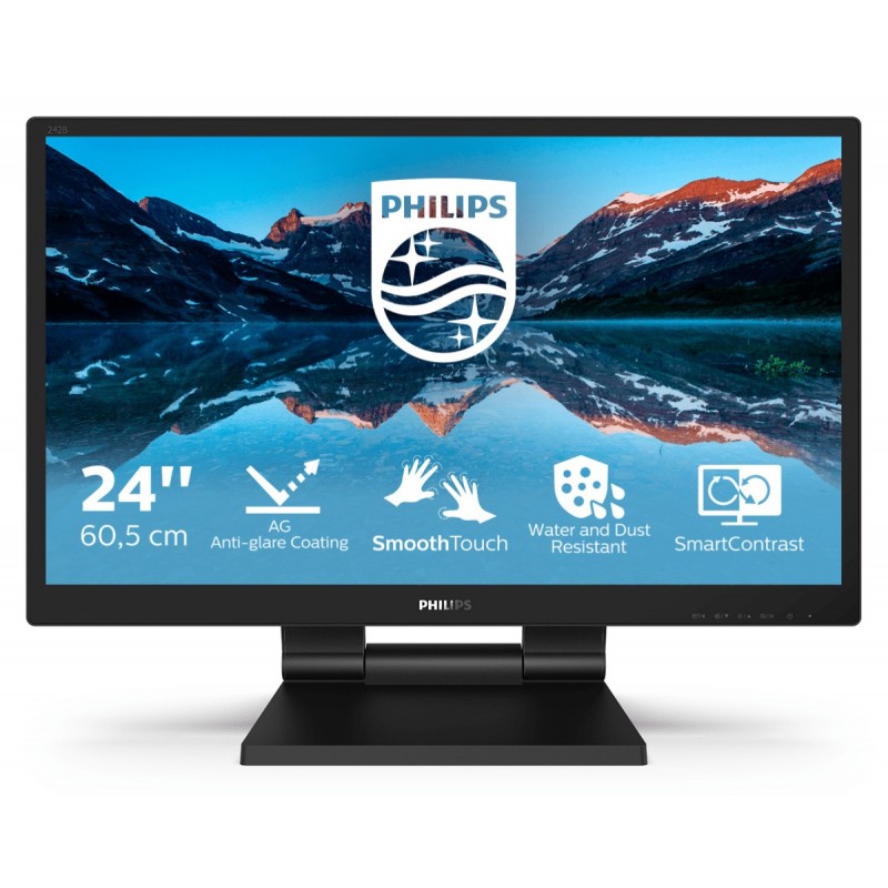 Philips 242B9TL 00 Computerbildschirm 60,5 cm (23.8") 1920 x 1080 Pixel Full HD LCD Touchscreen Schwarz