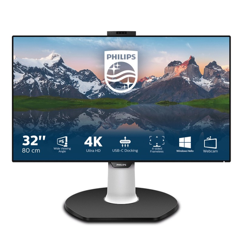 Philips P Line LCD monitor with USB-C Dock 329P9H 00