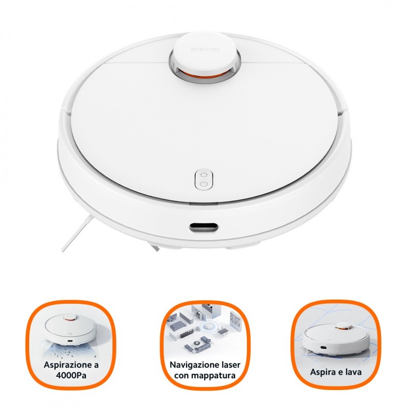 Xiaomi S10 robot vacuum 0.3 L Bagless White