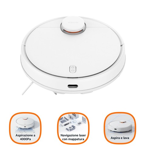 Xiaomi S10 robot aspirateur 0,3 L Sans sac Blanc