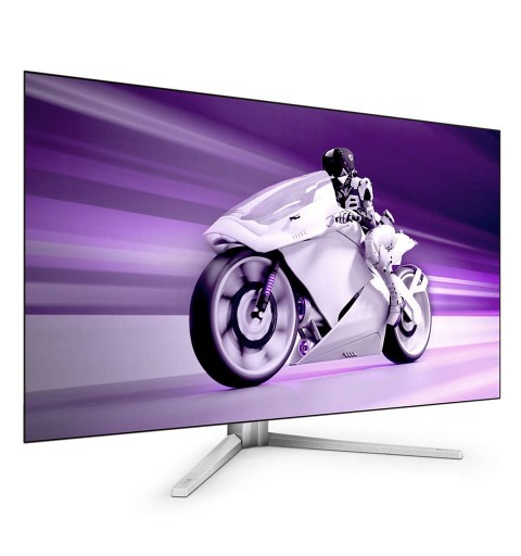 Philips 42M2N8900 00 computer monitor 105.5 cm (41.5") 3840 x 2160 pixels 4K Ultra HD OLED White