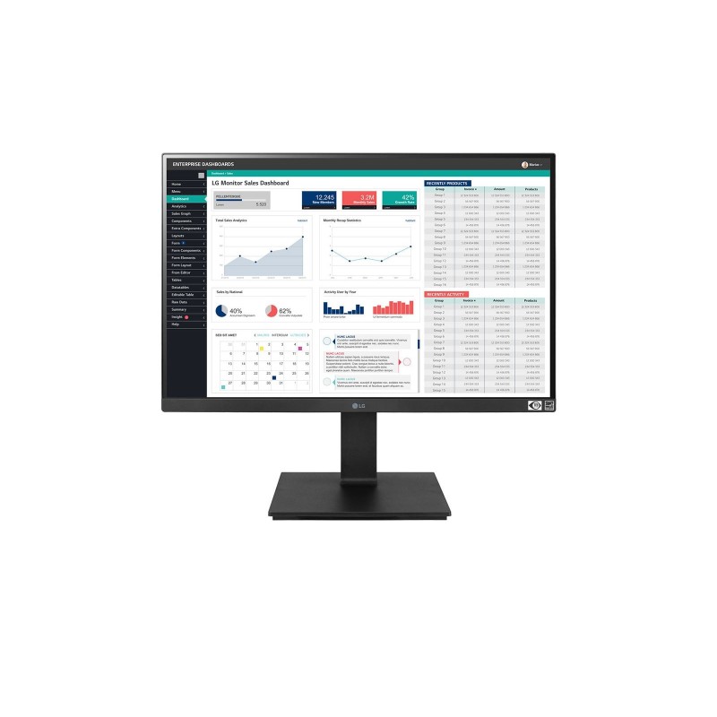 LG 24BQ55WY-B computer monitor 61 cm (24") 1920 x 1080 pixels Full HD Black