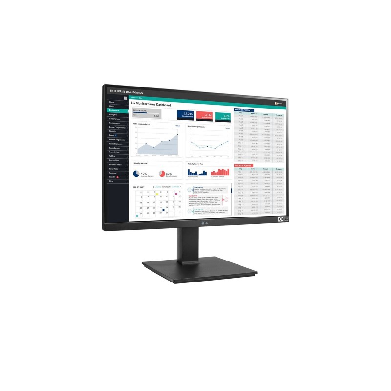 LG 24BQ55WY-B pantalla para PC 61 cm (24") 1920 x 1080 Pixeles Full HD Negro