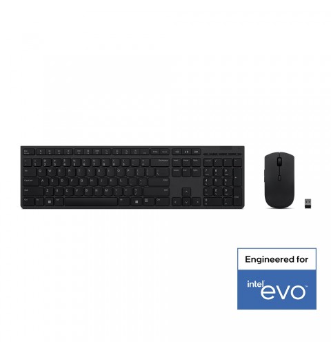Lenovo 4X31K03951 tastiera Mouse incluso RF senza fili + Bluetooth Italiano Nero
