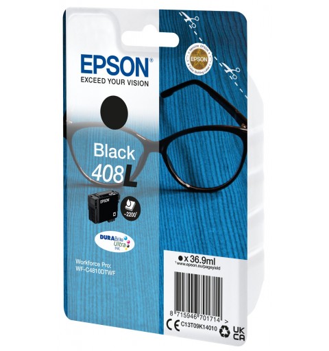 Epson Singlepack Black 408L DURABrite Ultra Ink