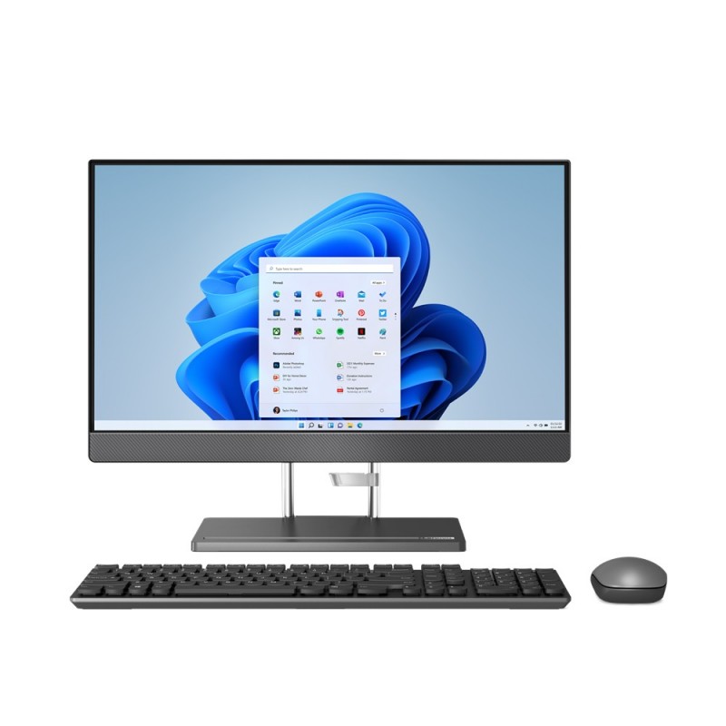 Lenovo IdeaCentre AIO 5 24IAH7 Intel® Core™ i5 60,5 cm (23.8") 2560 x 1440 pixels 16 Go DDR5-SDRAM 512 Go SSD PC All-in-One