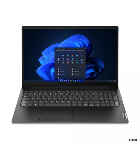 Lenovo V V15 Laptop 39.6 cm (15.6") Full HD AMD Ryzen™ 3 7320U 8 GB LPDDR5-SDRAM 256 GB SSD Wi-Fi 5 (802.11ac) FreeDOS Black