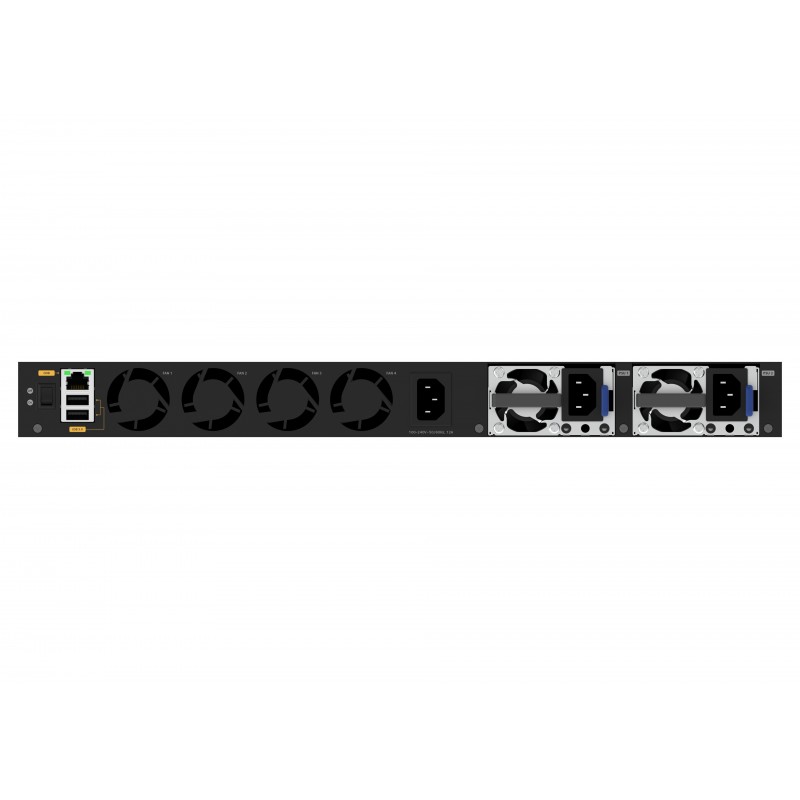 NETGEAR M4350-48G4XF Managed L3 Gigabit Ethernet (10 100 1000) Power over Ethernet (PoE) 1U Black
