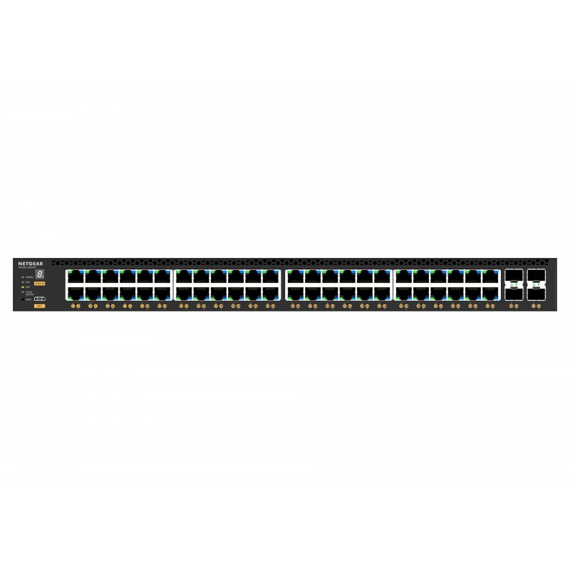 NETGEAR M4350-48G4XF Géré L3 Gigabit Ethernet (10 100 1000) Connexion Ethernet, supportant l'alimentation via ce port (PoE) 1U