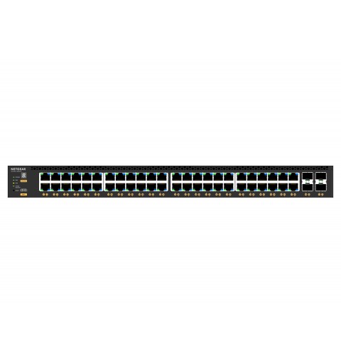 NETGEAR M4350-48G4XF Géré L3 Gigabit Ethernet (10 100 1000) Connexion Ethernet, supportant l'alimentation via ce port (PoE) 1U