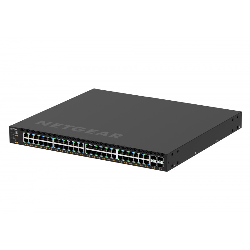 NETGEAR M4350-48G4XF Gestionado L3 Gigabit Ethernet (10 100 1000) Energía sobre Ethernet (PoE) 1U Negro