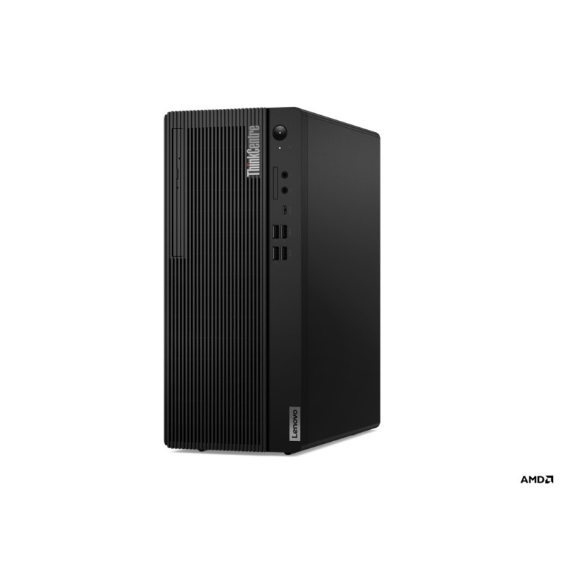 Lenovo ThinkCentre M75t Gen 2 Torre AMD Ryzen™ 5 PRO 5650G 8 GB DDR4-SDRAM 512 GB SSD Windows 11 Pro Puesto de trabajo Negro