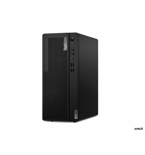 Lenovo ThinkCentre M75t Gen 2 Tower AMD Ryzen™ 5 PRO 5650G 8 GB DDR4-SDRAM 512 GB SSD Windows 11 Pro Workstation Black
