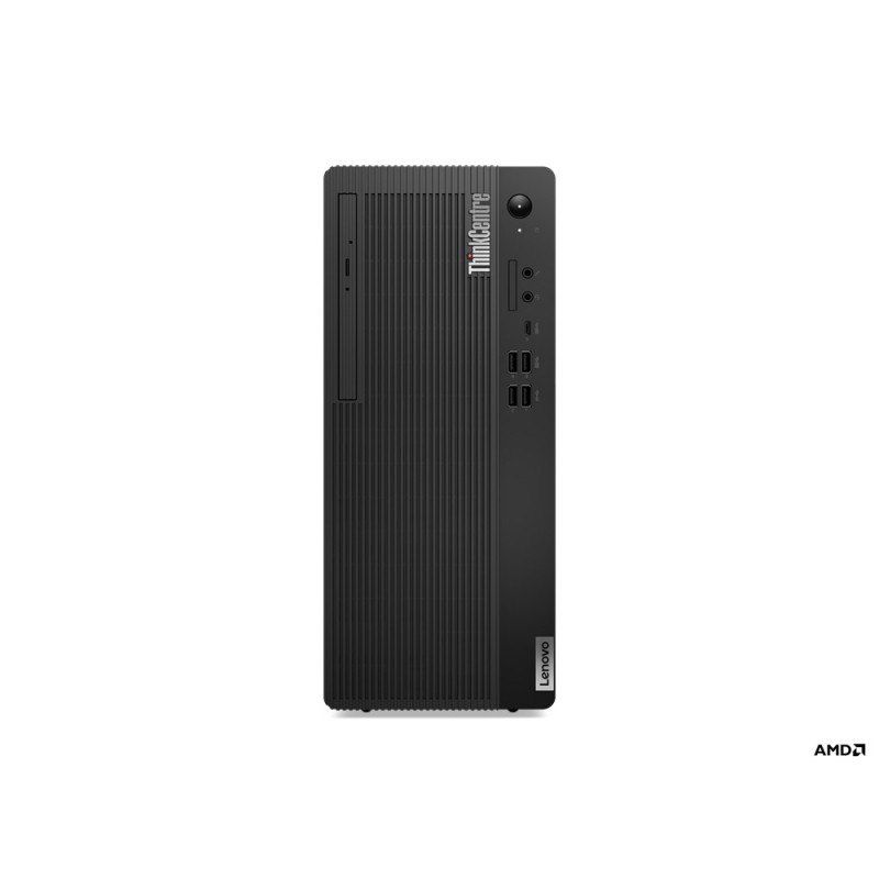 Lenovo ThinkCentre M75t Gen 2 Tower AMD Ryzen™ 5 PRO 5650G 8 GB DDR4-SDRAM 512 GB SSD Windows 11 Pro Workstation Black
