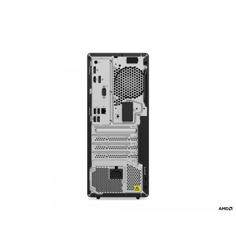 Lenovo ThinkCentre M75t Gen 2 Torre AMD Ryzen™ 5 PRO 5650G 8 GB DDR4-SDRAM 512 GB SSD Windows 11 Pro Puesto de trabajo Negro