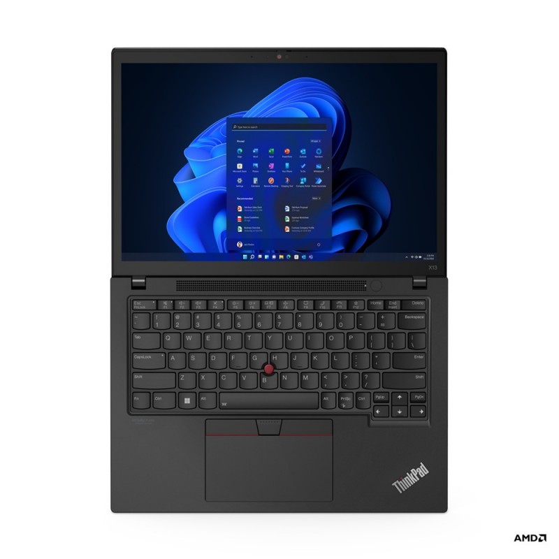 Lenovo ThinkPad X13 Ordinateur portable 33,8 cm (13.3") WQXGA AMD Ryzen™ 7 PRO 6850U 16 Go LPDDR5-SDRAM 512 Go SSD Wi-Fi 6E