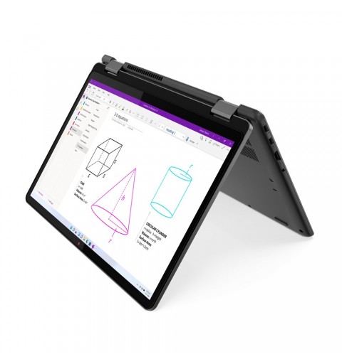 Lenovo Yoga 13w Hybride (2-en-1) 33,8 cm (13.3") Écran tactile WUXGA AMD Ryzen™ 5 5625U 16 Go DDR4-SDRAM 512 Go SSD Wi-Fi 6