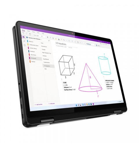 Lenovo Yoga 13w Hybride (2-en-1) 33,8 cm (13.3") Écran tactile WUXGA AMD Ryzen™ 5 5625U 16 Go DDR4-SDRAM 512 Go SSD Wi-Fi 6