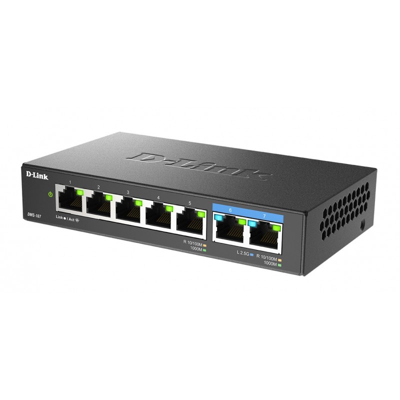 D-Link Switch non administrable 7 ports multi-Gigabit