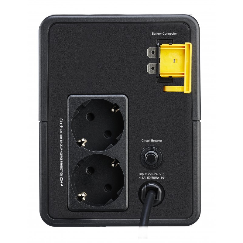 APC BVX900LI-GR Unterbrechungsfreie Stromversorgung (USV) Line-Interaktiv 0,9 kVA 480 W 2 AC-Ausgänge
