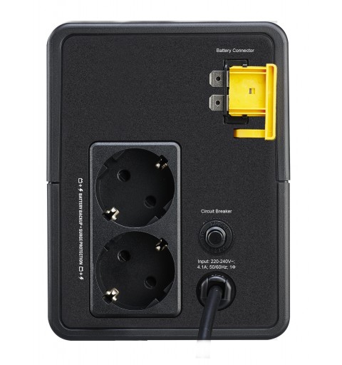 APC BVX900LI-GR Unterbrechungsfreie Stromversorgung (USV) Line-Interaktiv 0,9 kVA 480 W 2 AC-Ausgänge