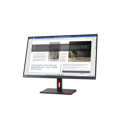 Lenovo ThinkVision S27i-30 LED display 68,6 cm (27") 1920 x 1080 Pixel Full HD Grigio