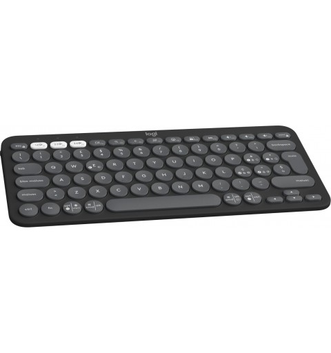 Logitech Pebble Keys 2 K380s clavier RF sans fil + Bluetooth QWERTY Italien Graphite