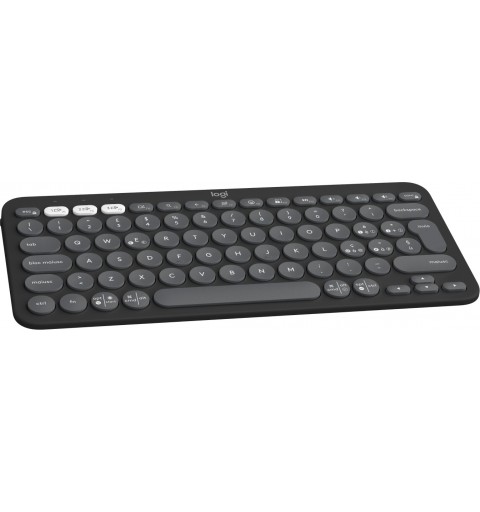 Logitech Pebble Keys 2 K380s Tastatur RF Wireless + Bluetooth QWERTY Italienisch Graphit