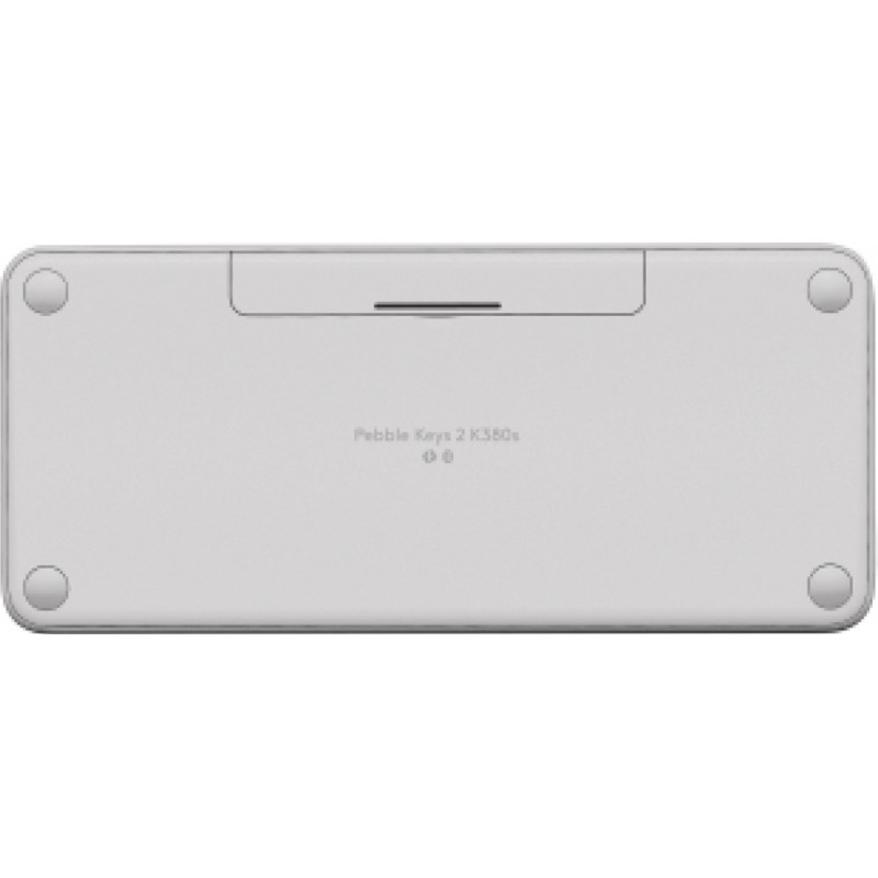 Logitech Pebble Keys 2 K380s tastiera RF senza fili + Bluetooth QWERTY Italiano Bianco