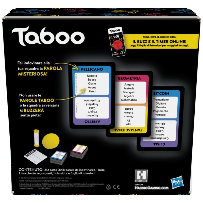 Hasbro Gaming Taboo Brettspiel Party