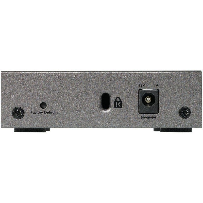 NETGEAR GS105E-200PES switch Gestionado L2 L3 Gigabit Ethernet (10 100 1000) Gris