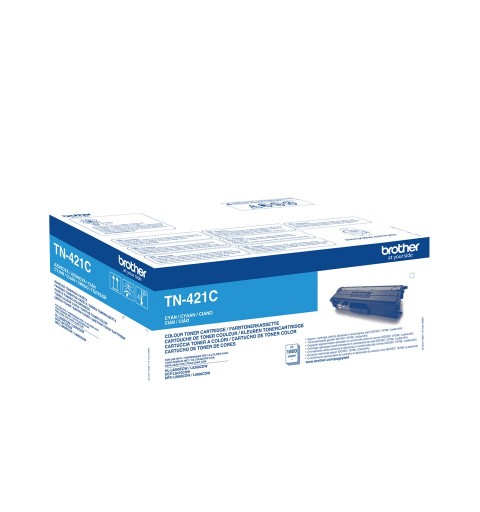 Brother TN-421C cartuccia toner 1 pz Originale Ciano