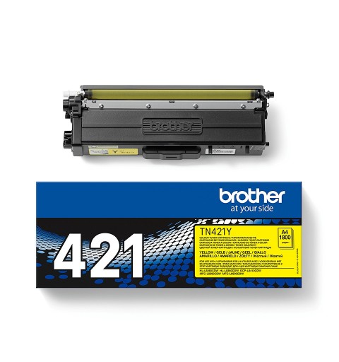 Brother TN-421Y Cartouche de toner 1 pièce(s) Original Jaune