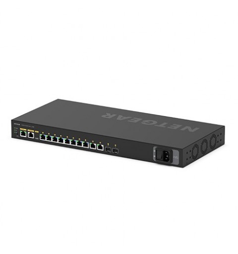 NETGEAR M4250-10G2XF-PoE+ Managed L2 L3 Gigabit Ethernet (10 100 1000) Power over Ethernet (PoE) 1U Schwarz
