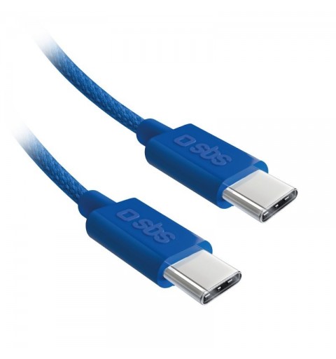 SBS TECABLETISSUETCCB cable USB 1,5 m USB 2.0 USB C Azul
