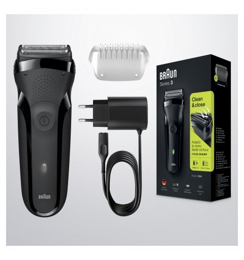 Braun Series 3 81702941 rasoir pour homme Rasoir à grille Tondeuse Noir