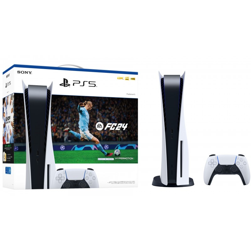 Sony PlayStation 5 – EA Sports FC 24 Bundle 825 GB Wifi Negro, Blanco