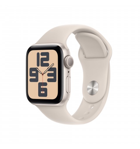 Apple Watch SE OLED 40 mm Numérique 324 x 394 pixels Écran tactile Beige Wifi GPS (satellite)